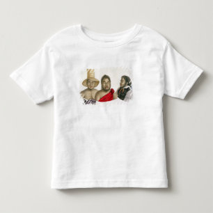 Portretten van de chefs van de Sandwich-eilanden, Kinder Shirts