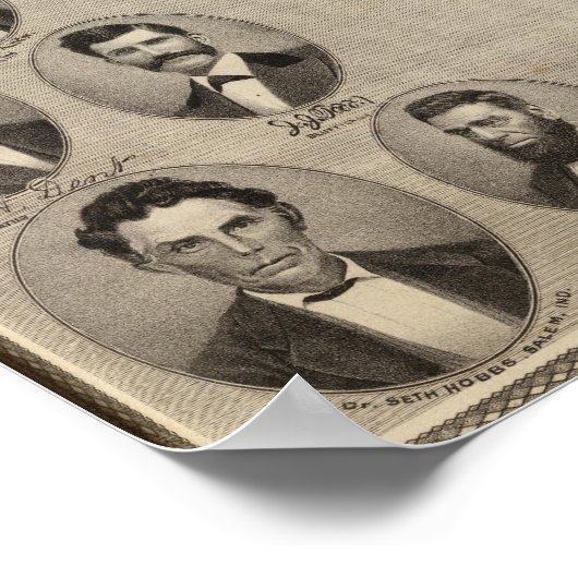 Portretten van John S Bender, Ancil B Ball Poster (Hoek)