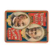 Portretten van P.T. Barnum en J.A. Bailey Magneet (Horizontaal)