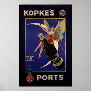 Ports Vintage Ad Kopke Poster
