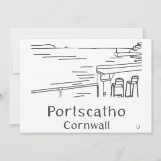 Portscatho Havenkaart Bedankkaart