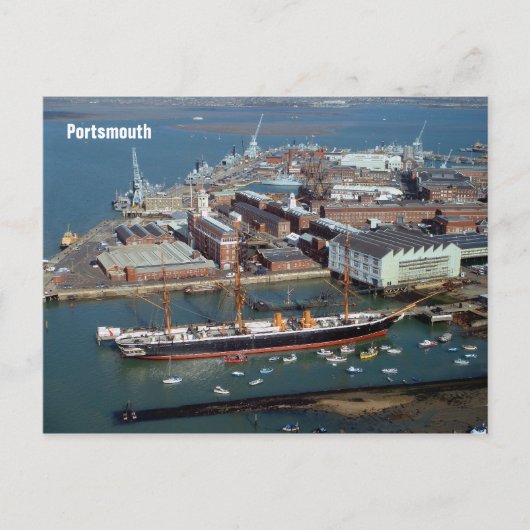 Portsmouth briefkaart (Voorkant)