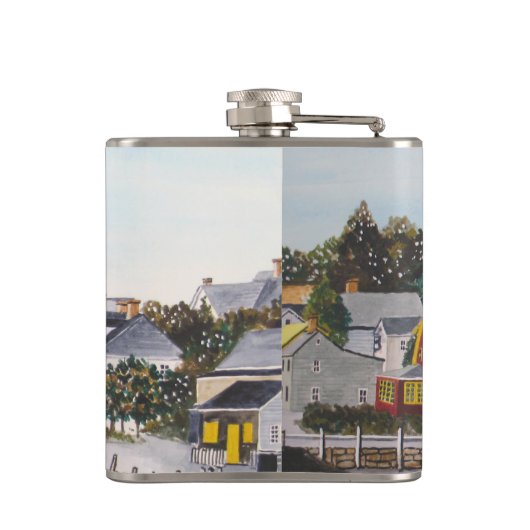 Portsmouth Harbour, New Hampshire Heupfles (Achterkant)