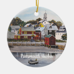 Portsmouth Harbour, New Hampshire Keramisch Ornament