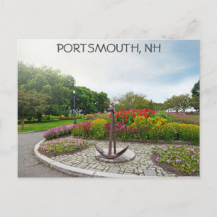Portsmouth New Hampshire Trial Gardens Reizen Briefkaart