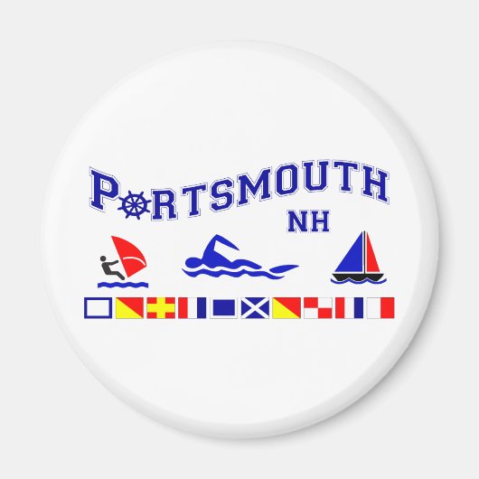 Portsmouth NH Magneet (Voorkant)
