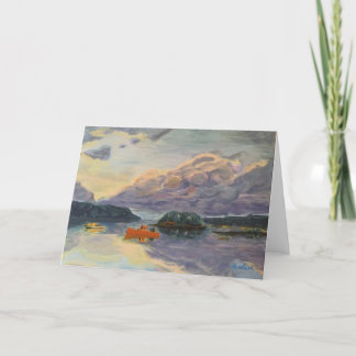 Portsmouth, NH Sunrise Feestdagen Kaart