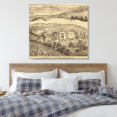 Portsmouth, Ohio Canvas Afdruk (Insitu (Slaapkamer))