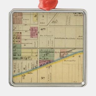 Portsmouth, Ohio Metalen Ornament