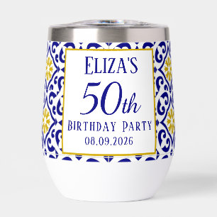 Portugais Carreaux Bleu 50e anniversaire Méditerra