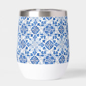 Portugais Carreaux Bleu Méditerranée Douche nuptia (Arrière)