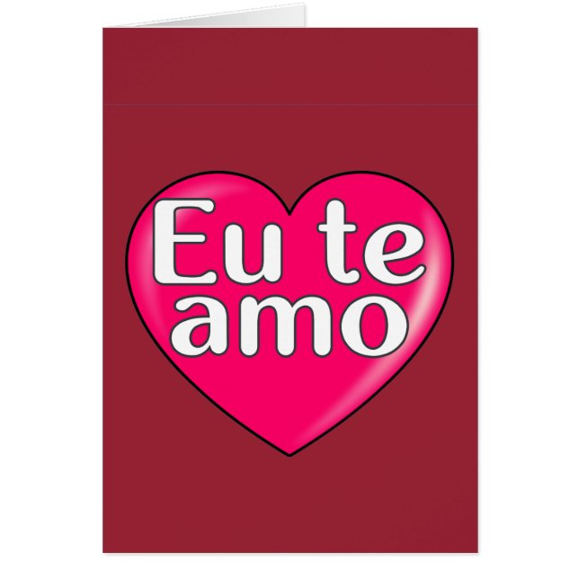 Portugais - Je vous aime (Devant)