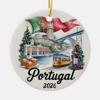 Portugal 2026 Kerst Ornament Reis Erfgoed