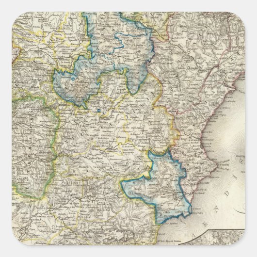 Portugal 5 vierkante sticker (Voorkant)