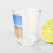 Portugal Albufeira Strand in de Algarve Souvenir Shot Glas (Rechts)