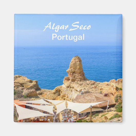 Portugal Algarve Algar Seco Souvenir Magnet (Devant)