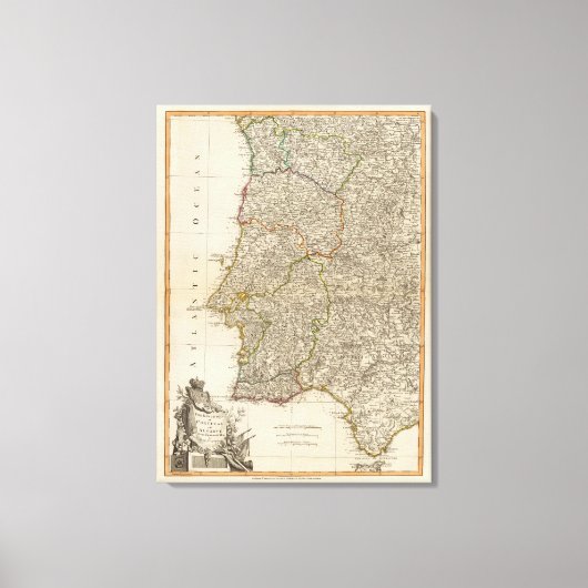 Portugal, Algarve Canvas Afdruk (Voorkant)