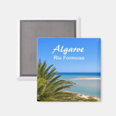 Portugal Algarve Ria Formosa Beach Souvenir Magneet (Voorkant / Achterkant)