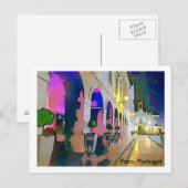 Portugal-Arco da Vila, Faro Briefkaart (Voorkant / Achterkant)