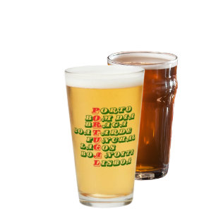 Portugal Bom Dia Boa Tarde Boa Noite Bier Glas