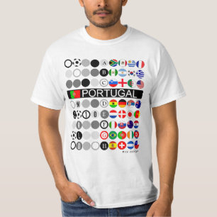 Portugal Coupe du monde 2010 Groupe G T-Shirt déd