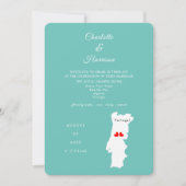 Portugal Destination Mariage Invitation (Devant)