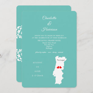 Portugal Destination Mariage Invitation