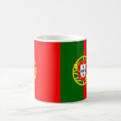 Portugal Drapeau Céramique café Mug (Centre)