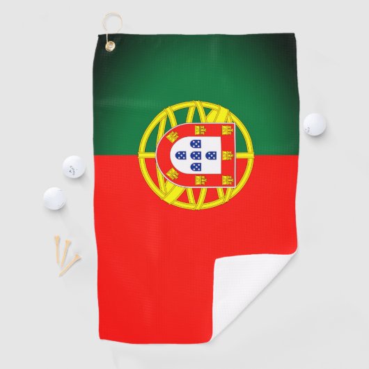 Portugal Drapeau serviette de golf (En situation)
