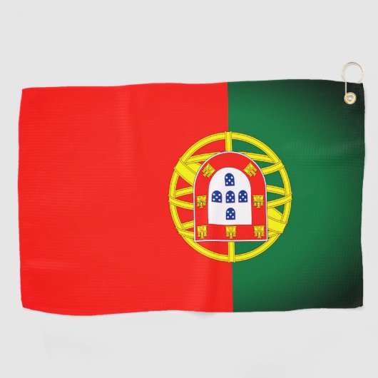 Portugal Drapeau serviette de golf (Horizontal)