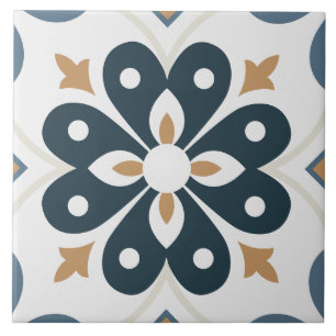Portugal fijn kunstwerk sierblauw en wit tegeltje