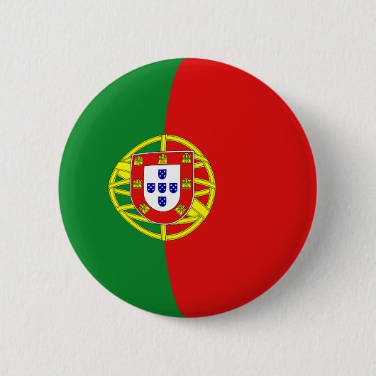 Portugal Fisheye Flag Button (Voorkant)