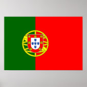 Portugal Flag Poster (Voorkant)