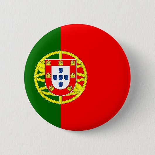 Portugal flag Round Button (Voorkant)