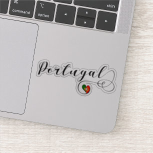 Portugal Hartvlag Sticker