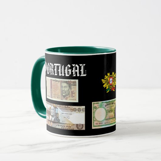 Portugal Historic Money Mug (Devant gauche)
