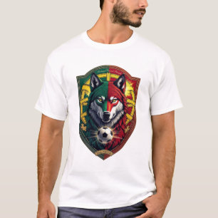 Portugal Iberische Wolf Glory T-shirt, nationaal g T-shirt