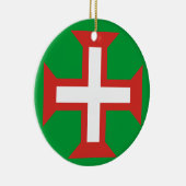 PORTUGAL* - kerstsierkruis Keramisch Ornament (Rechts)