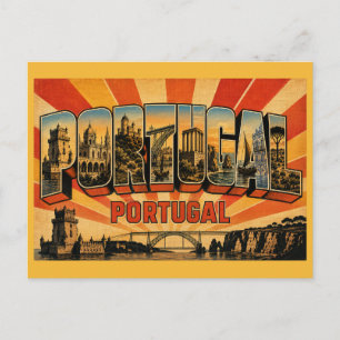 Portugal Landelijk Vintage Briefkaart
