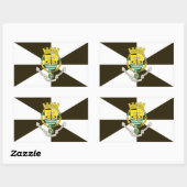 Portugal, Lisbonne* Sticker drapeau Bandeira de Li (Feuille)