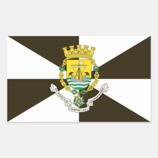 Portugal, Lisbonne* Sticker drapeau Bandeira de Li (Devant)