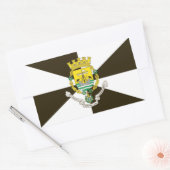 Portugal, Lisbonne* Sticker drapeau Bandeira de Li (Enveloppe)