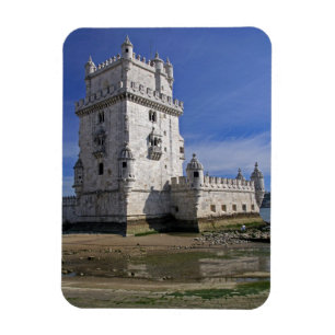 Portugal, Lissabon. Belem Tower, een UNESCO-wereld Magneet
