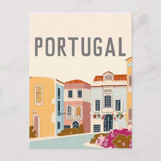 Portugal Lissabon Briefkaart (Voorkant)