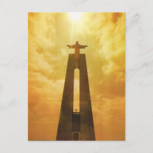 Portugal, Lissabon, de koning der Christus Briefkaart