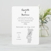 Portugal Mariage Destination Photo Invitation (Debout devant)