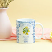 Portugal Mariage Mug | Carreaux bleus et citrons E