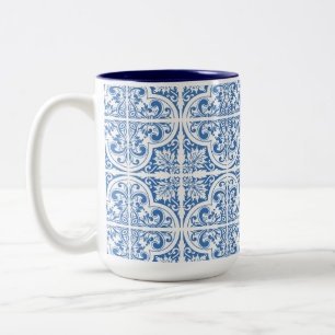 Portugal Mug Élégance des carreaux bleus