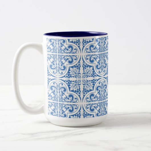 Portugal Mug | Élégance des carreaux bleus (Gauche)