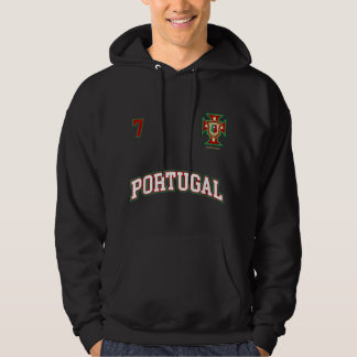 Portugal nummer 7 Soccer Team Sport Portugal F Hoodie